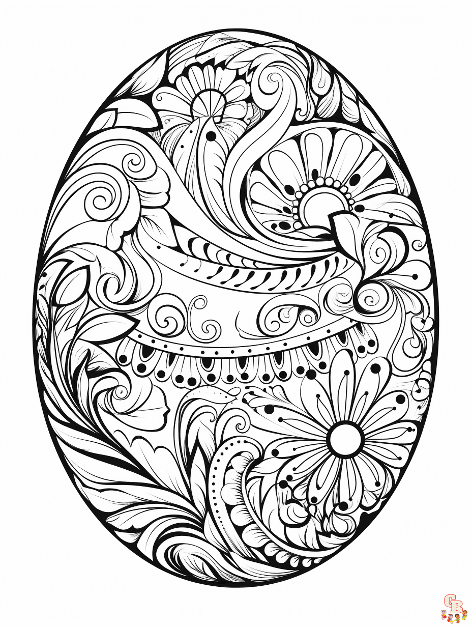 eggs Coloring Sheets