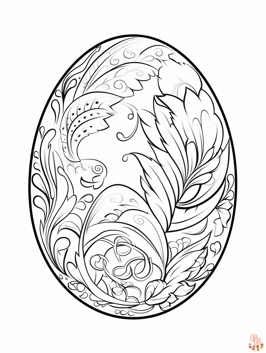 eggs coloring pages