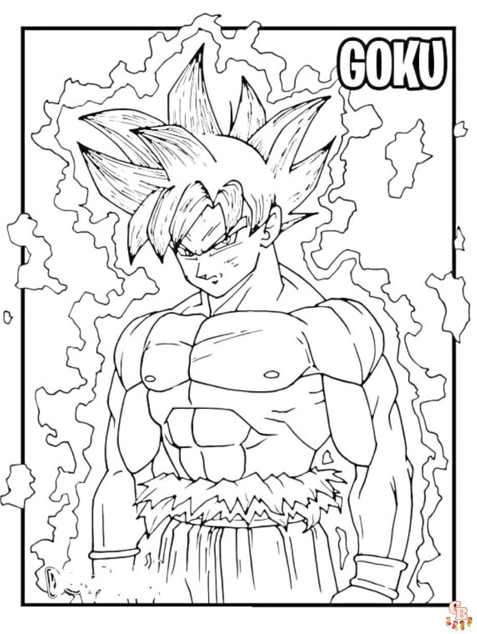 goku coloring page