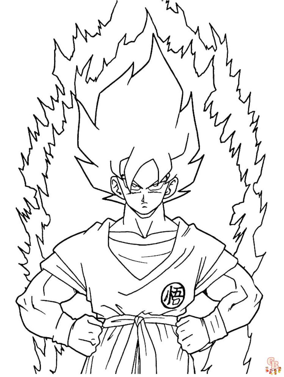 goku coloring pages