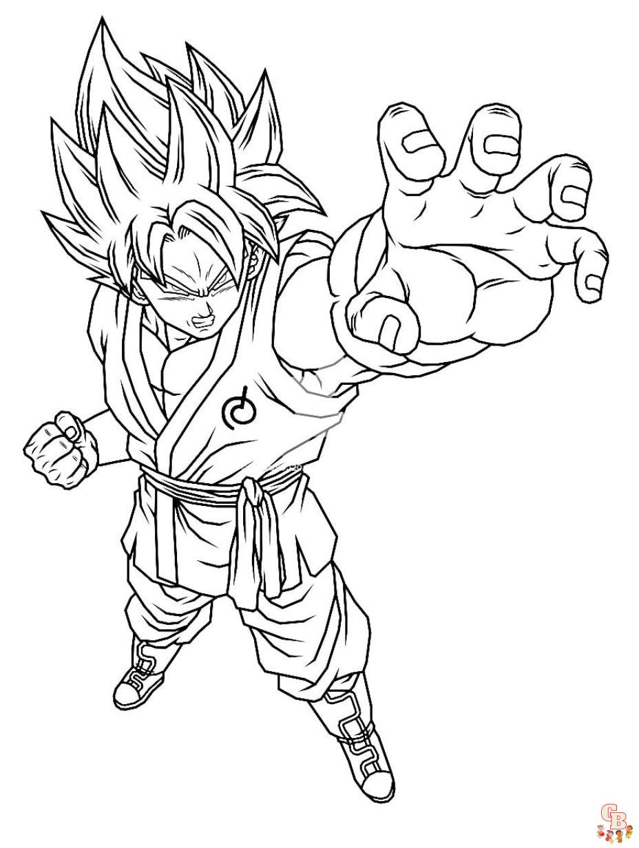 goku coloring sheets