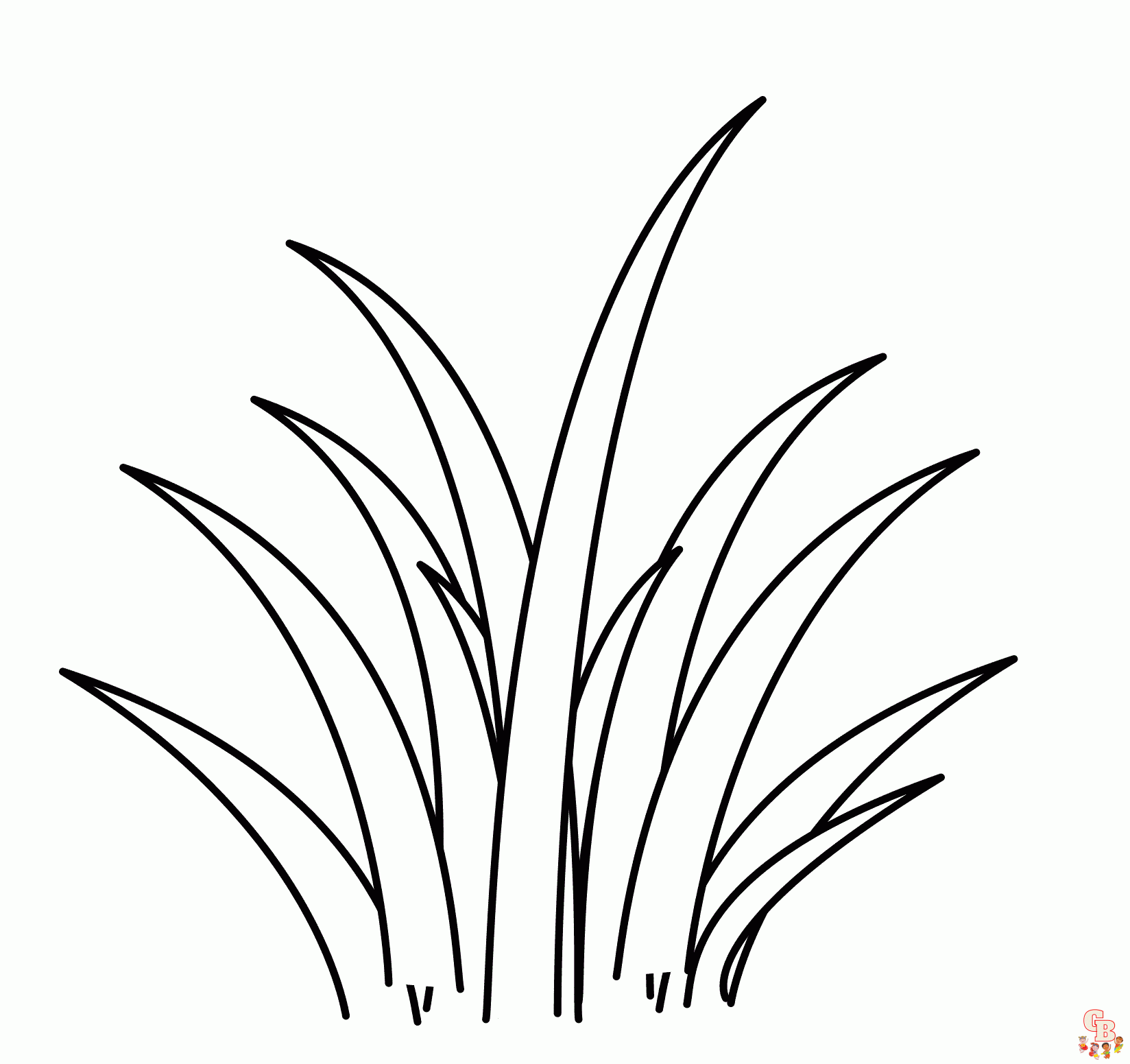 grass Coloring Sheets