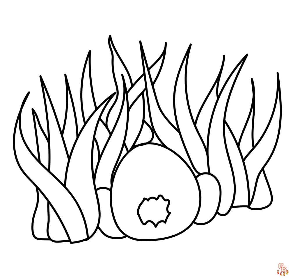 grass coloring pages to print