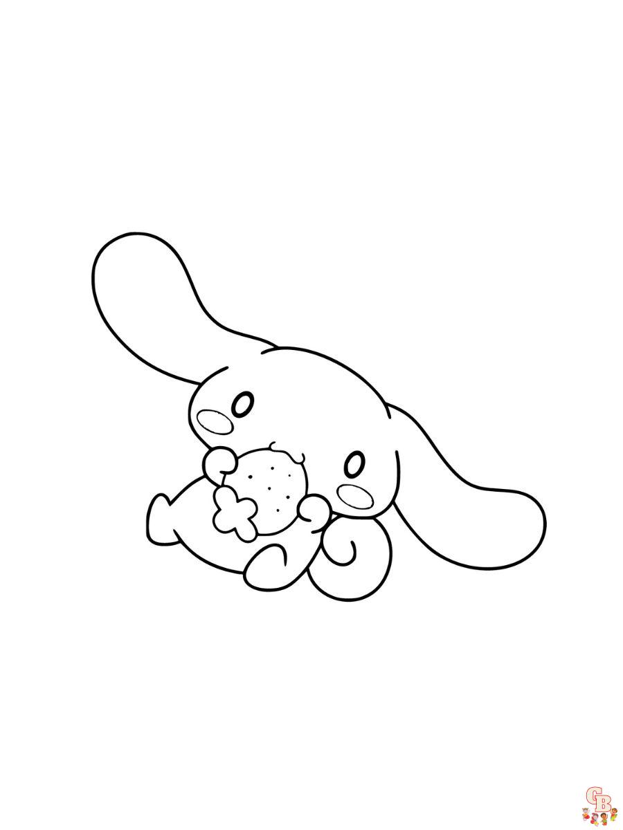 kawaii cinnamoroll coloring pages