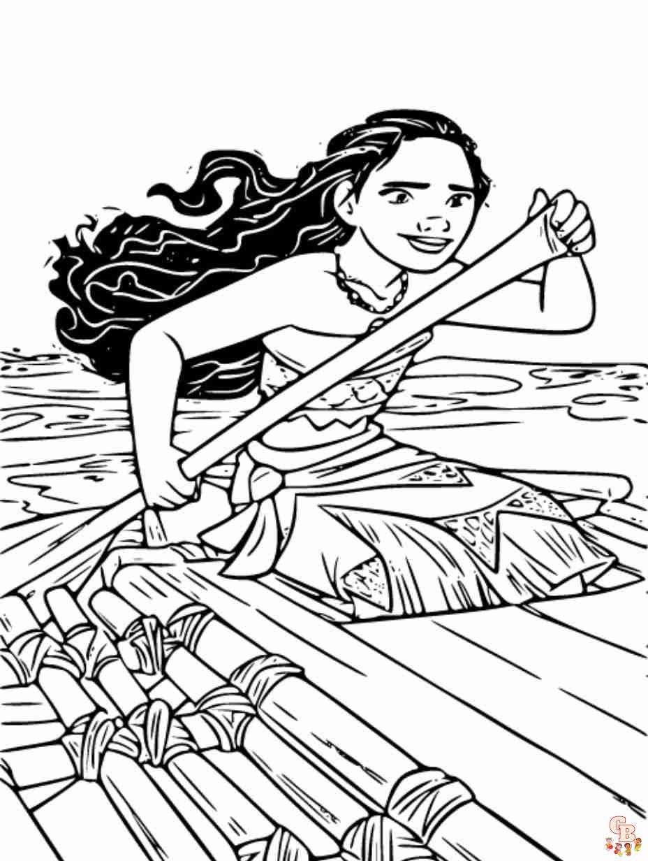 moana printable coloring pages