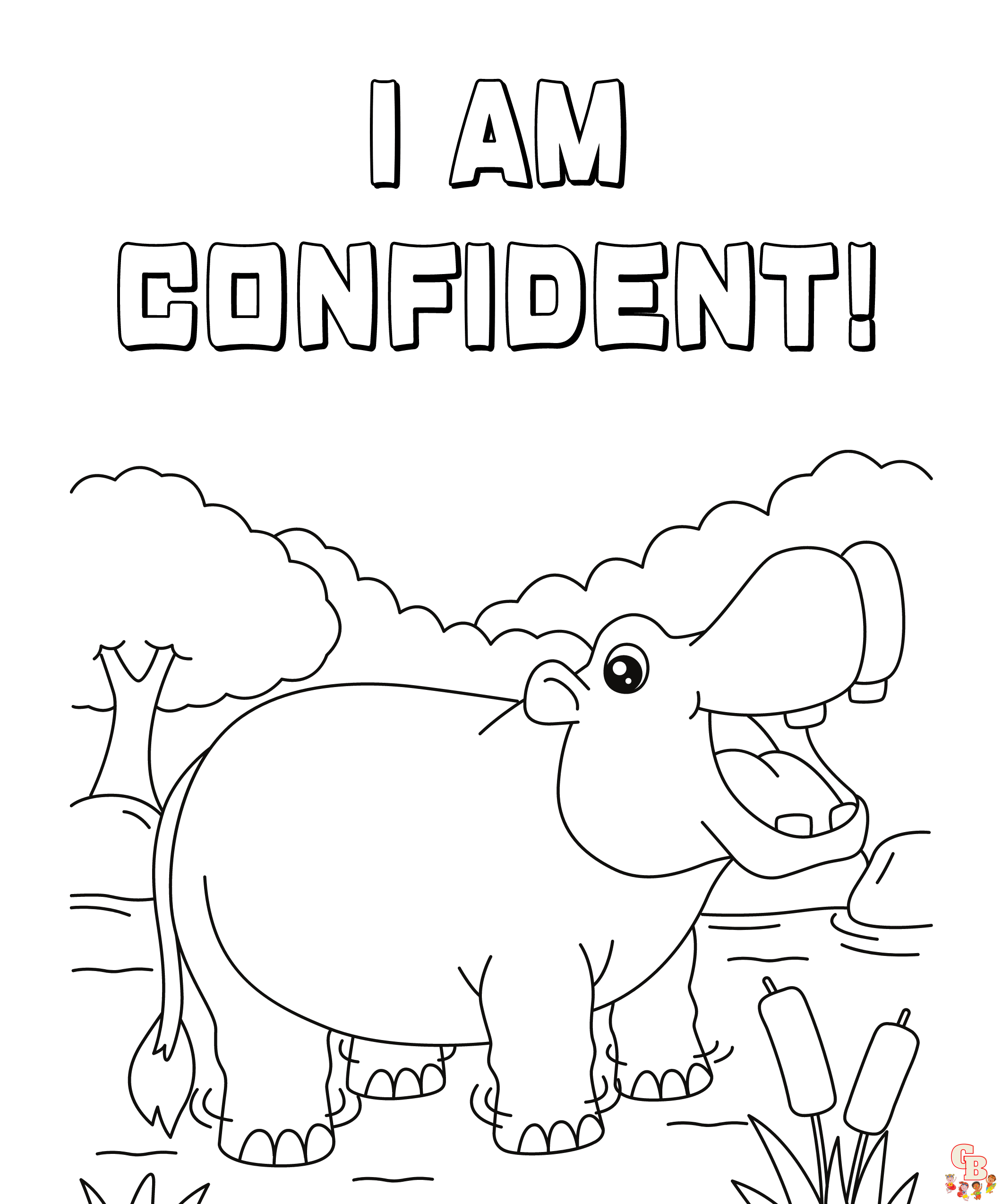 positive affirmation coloring pages printable free