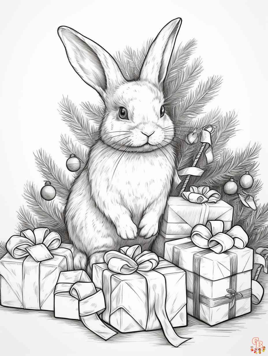 printable coloring pages christmas bugs bunny