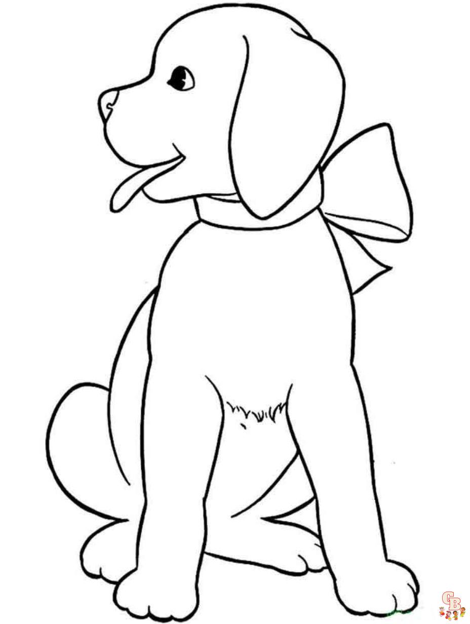 printable puppy coloring pages