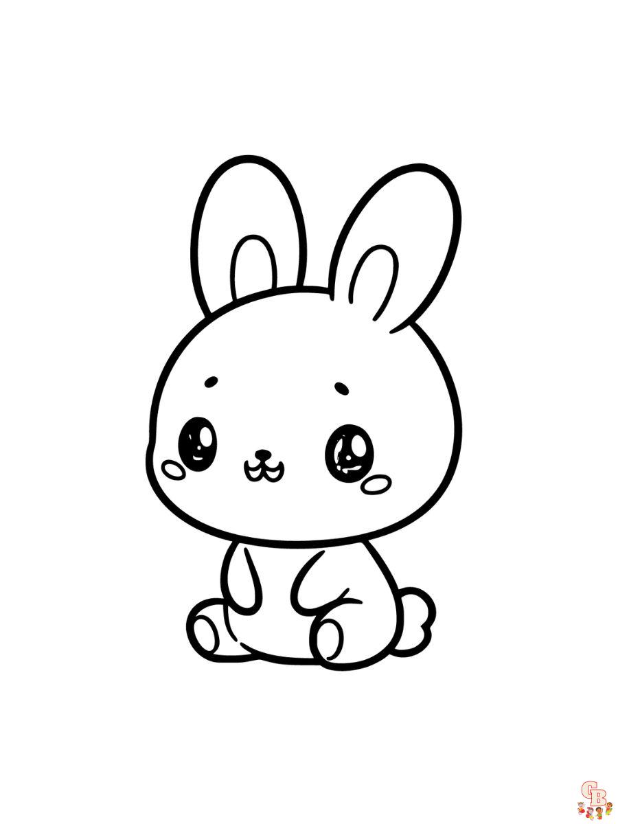 rabbit coloring page