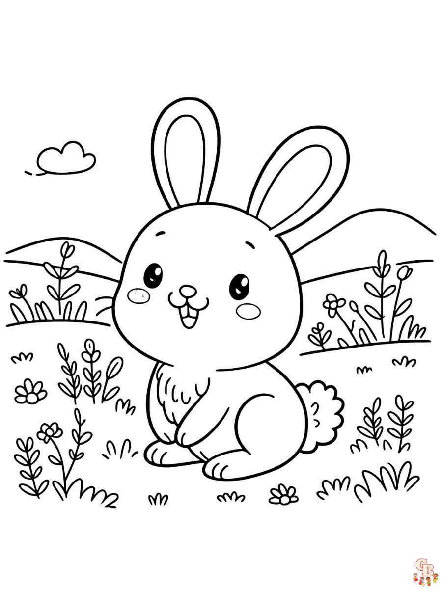 rabbit coloring pages