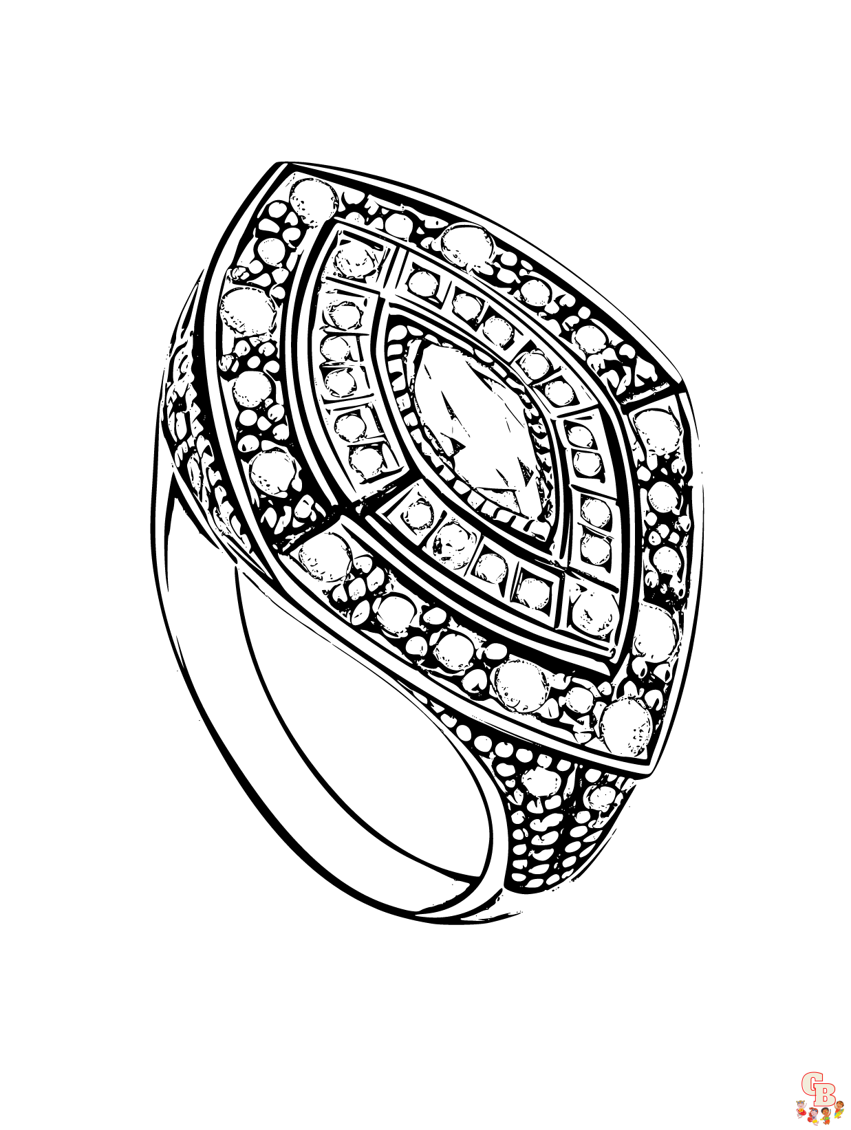 ring coloring pages to print