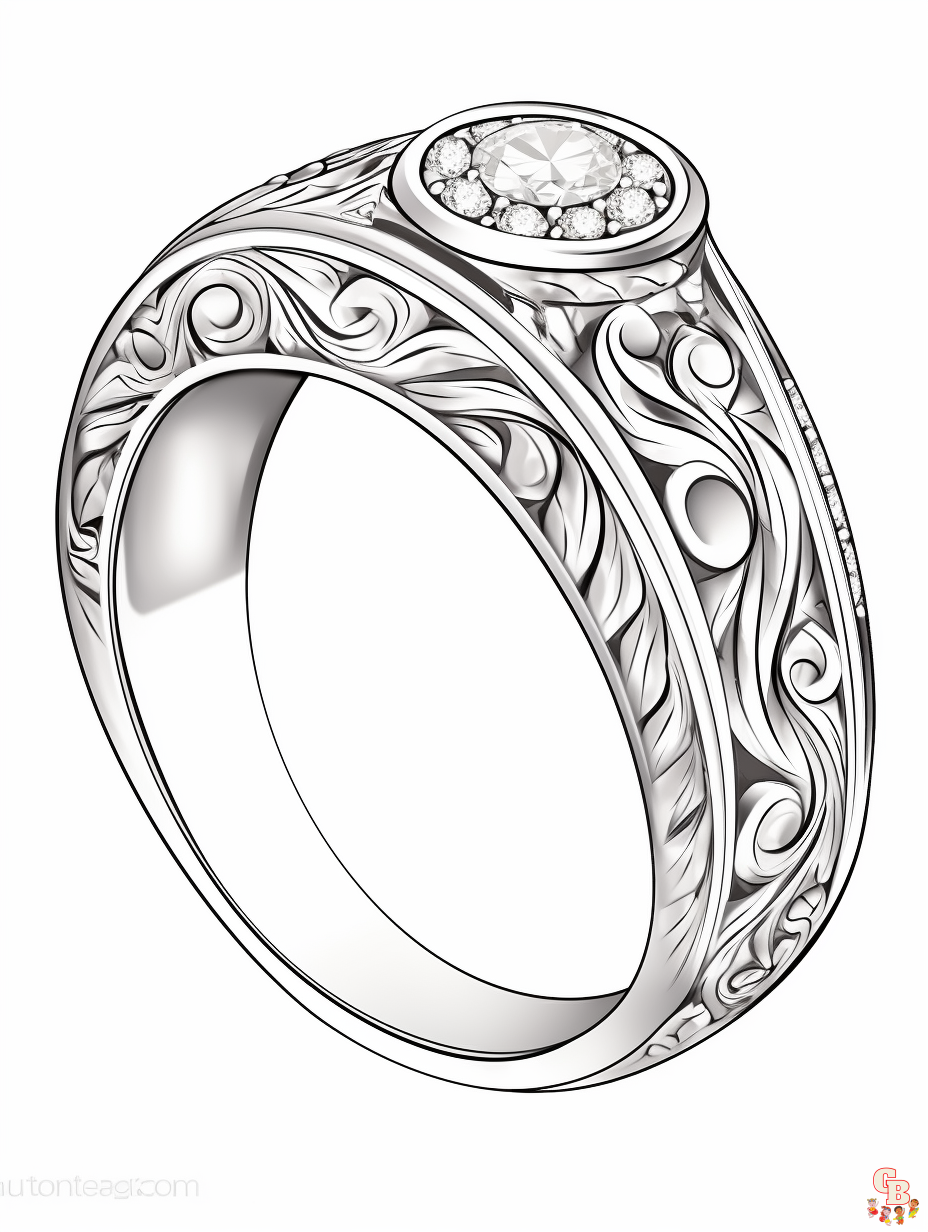 ring coloring pages