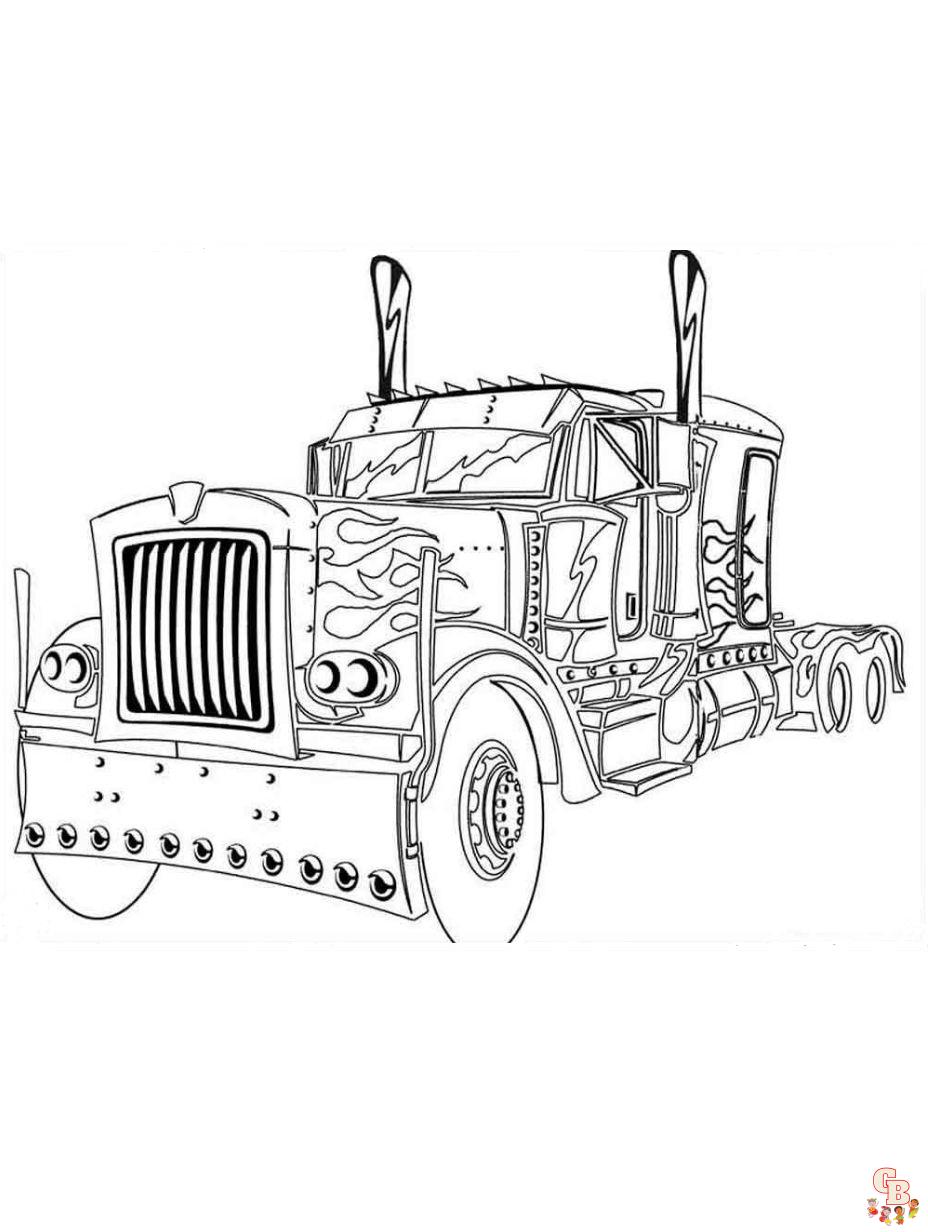 transformers coloring pages free