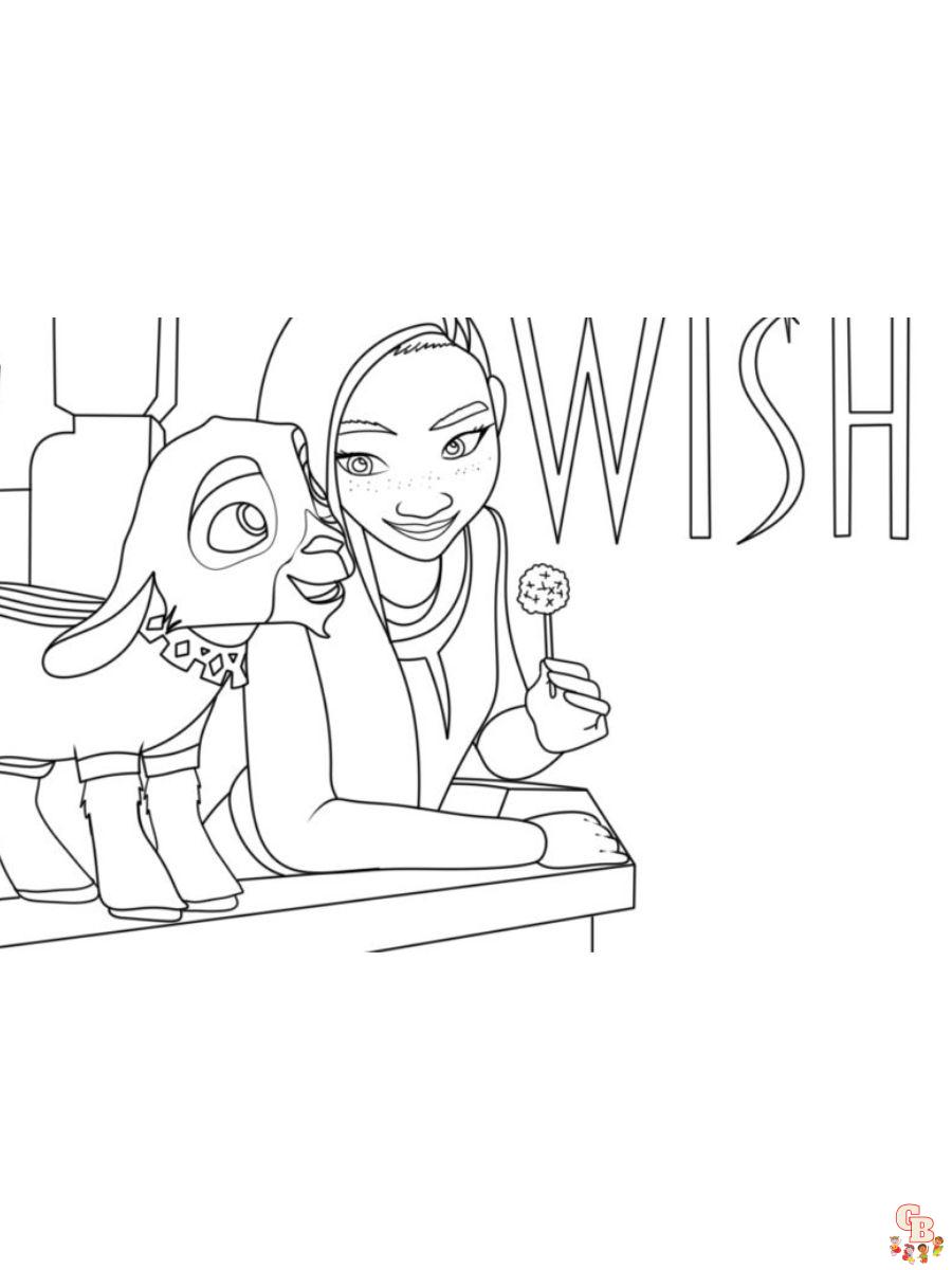 Wish coloring pages to print