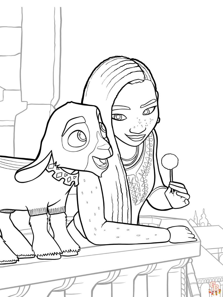 Wish coloring pages