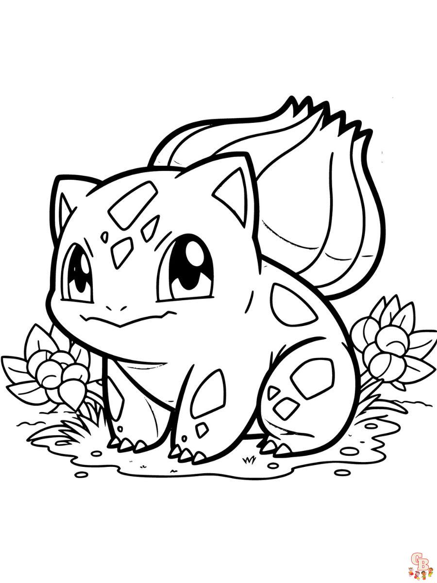 Bulbasaur coloring pages