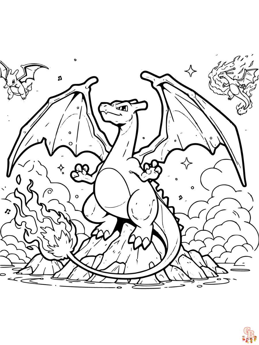 Charizard coloring pages