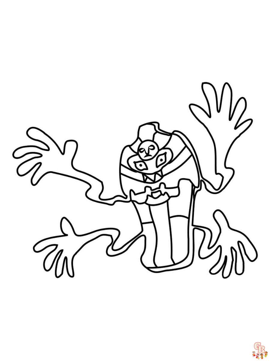 Cofagrigus coloring pages