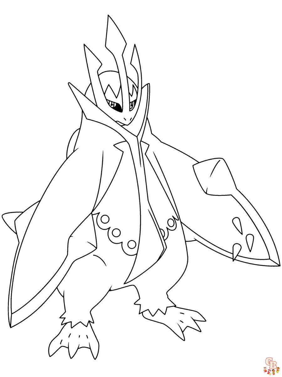 Empoleon coloring pages