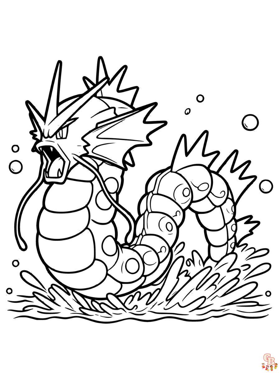 Gyarados coloring pages