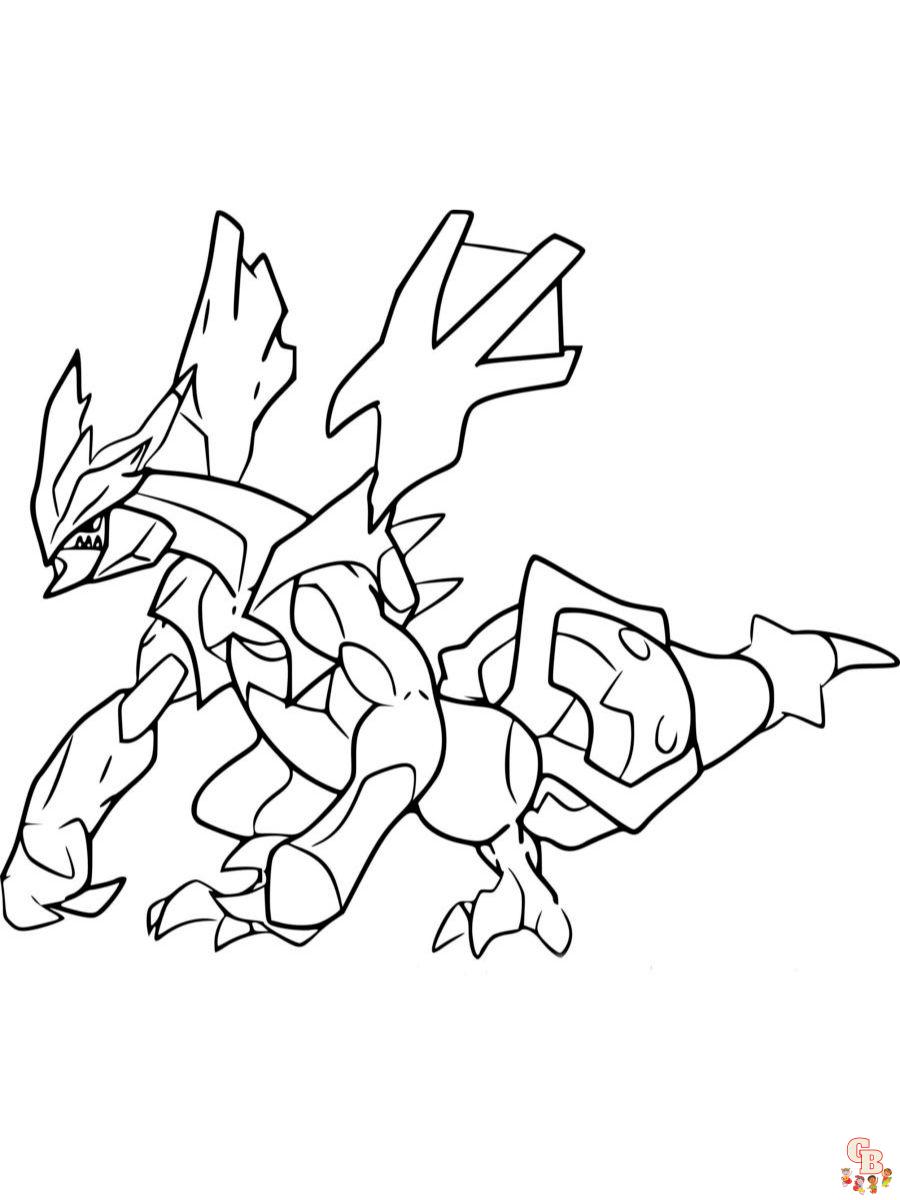 Kyurem coloring pages