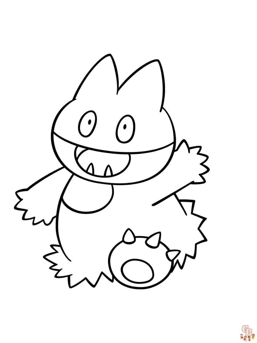 Munchlax coloring pages