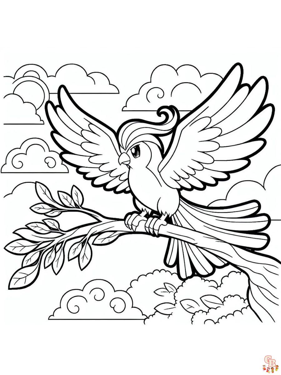 Pidgeotto coloring pages