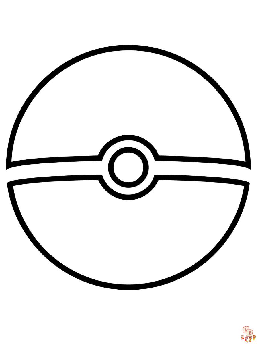 Pokeball Coloring Pages