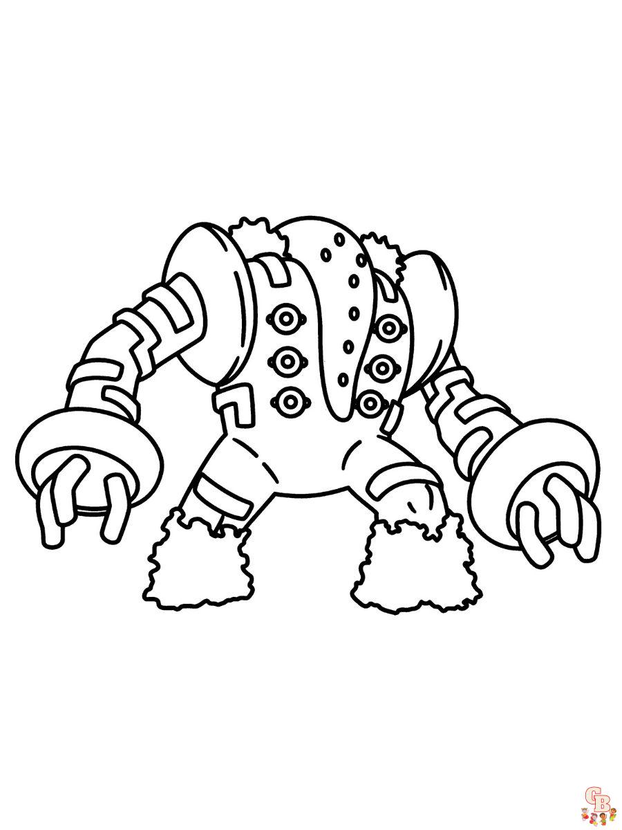 Regigigas coloring pages