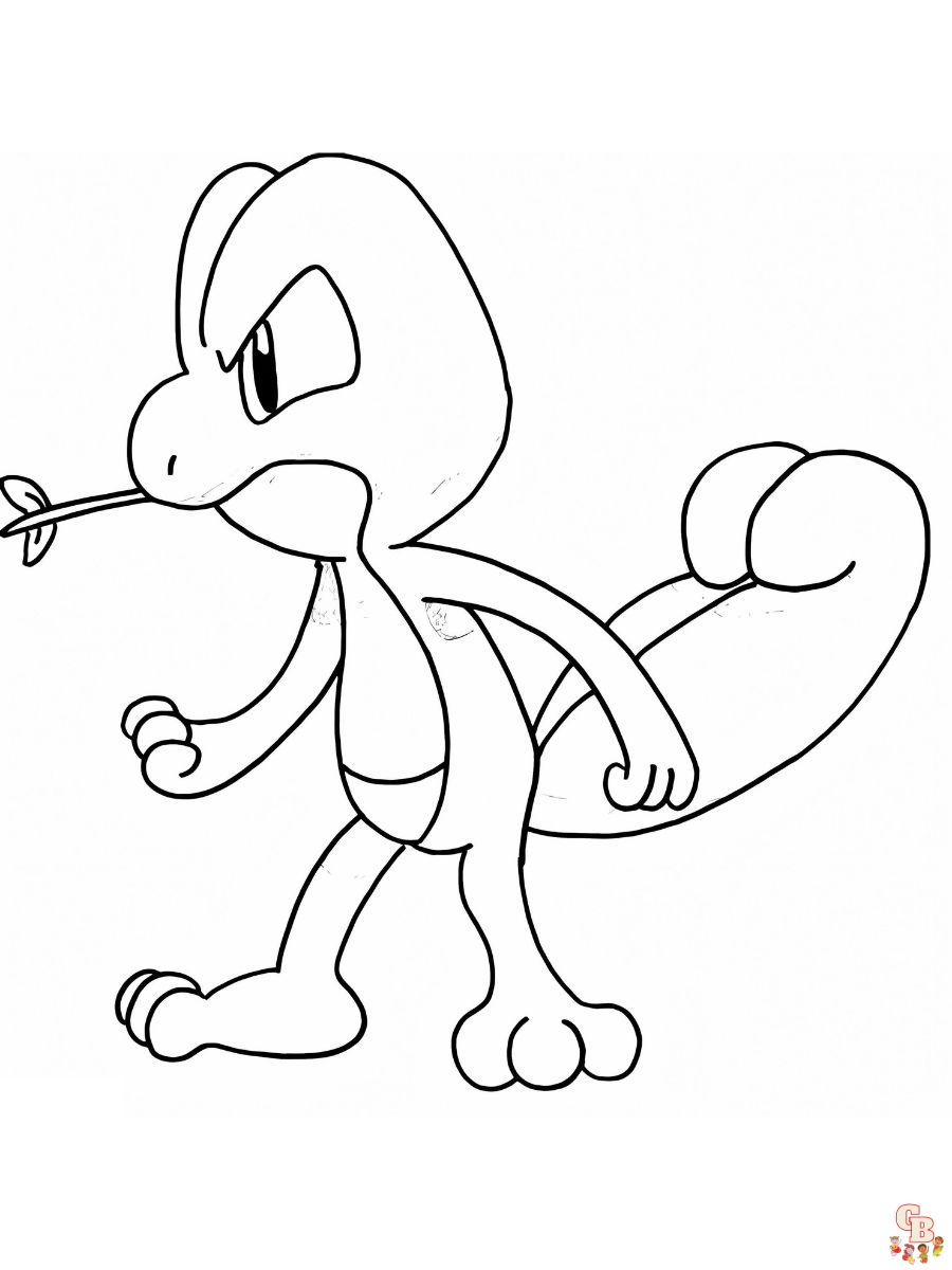 Treecko coloring pages