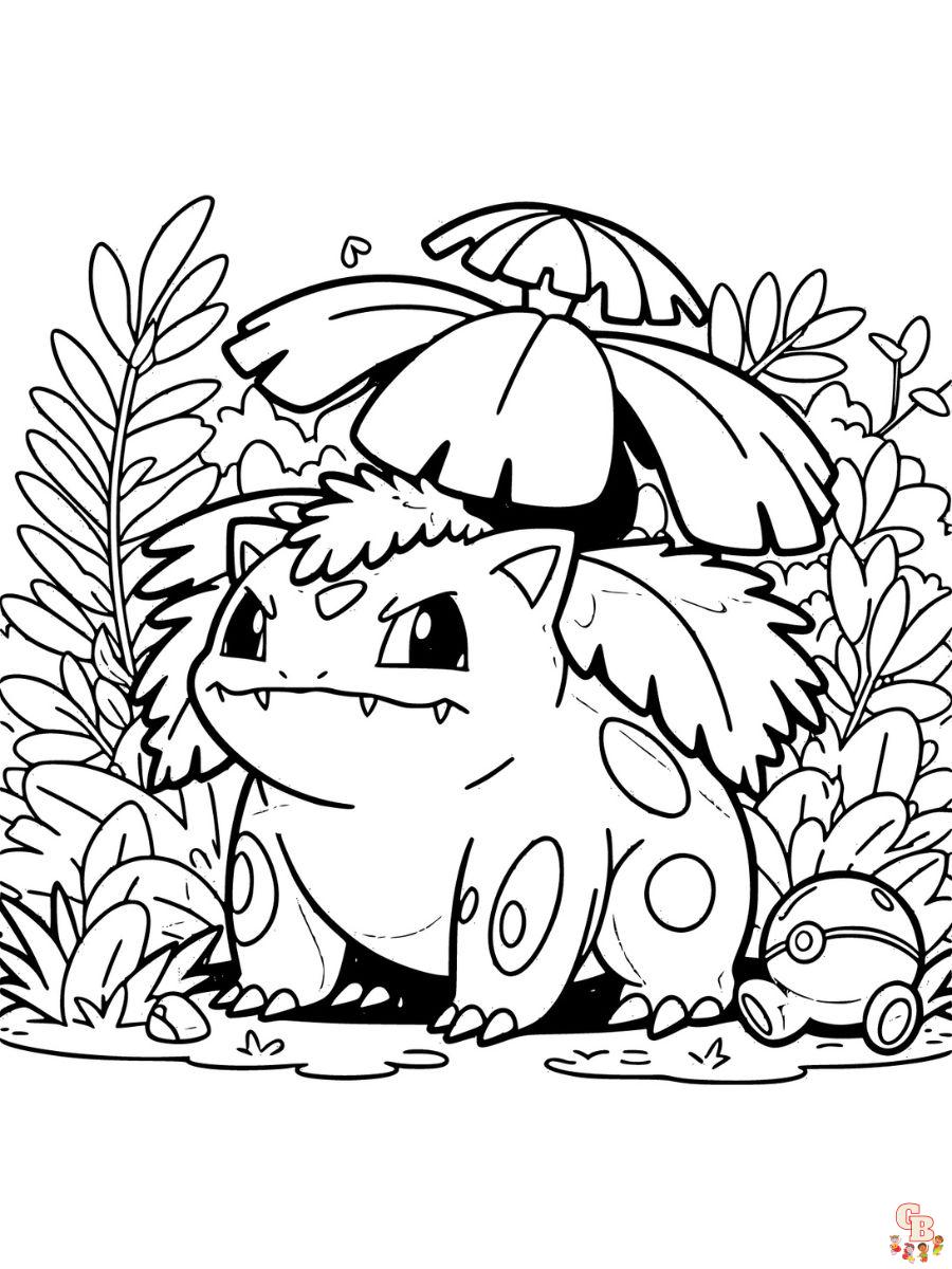 Venusaur coloring pages