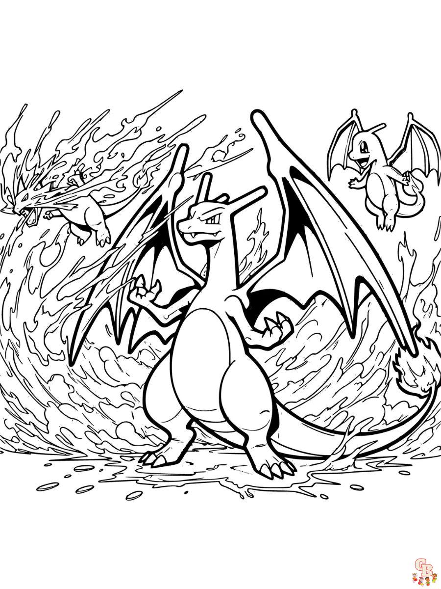 charizard coloring pages