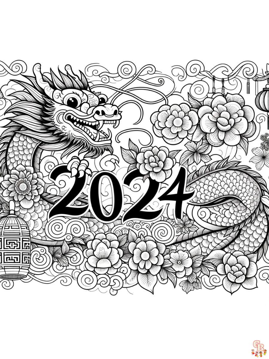 coloring pages lunar new year