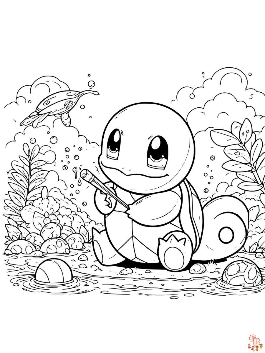 coloring pages pokemon squirtle