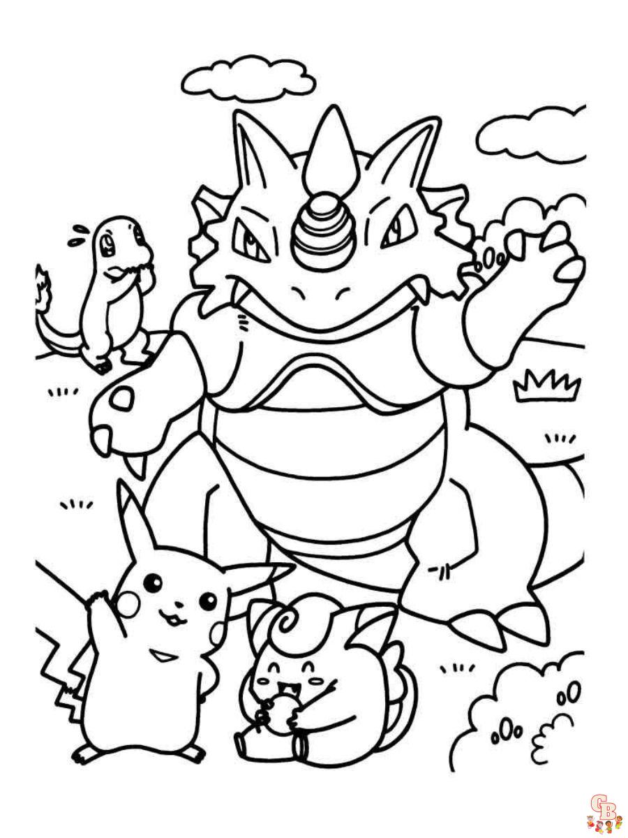 coloring pages pokemon