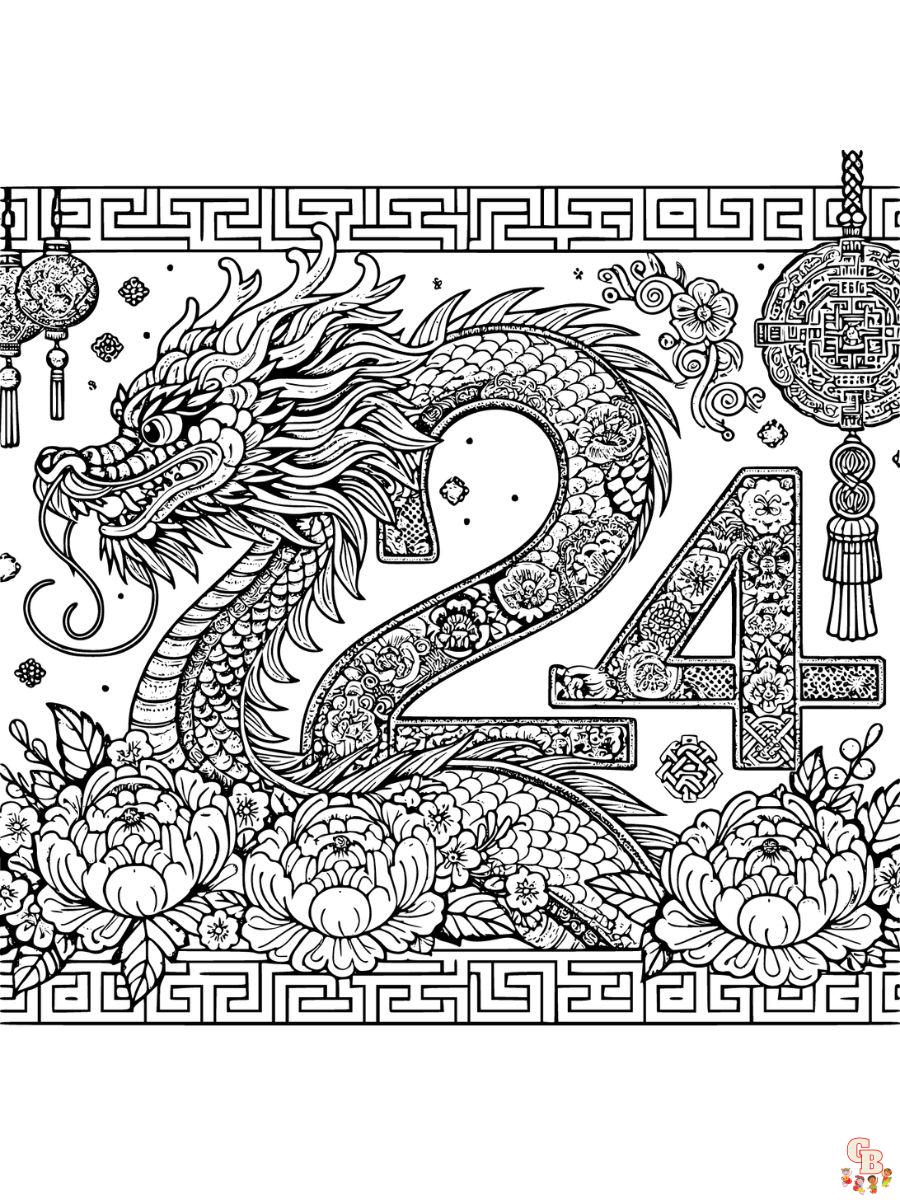 free lunar new year coloring pages