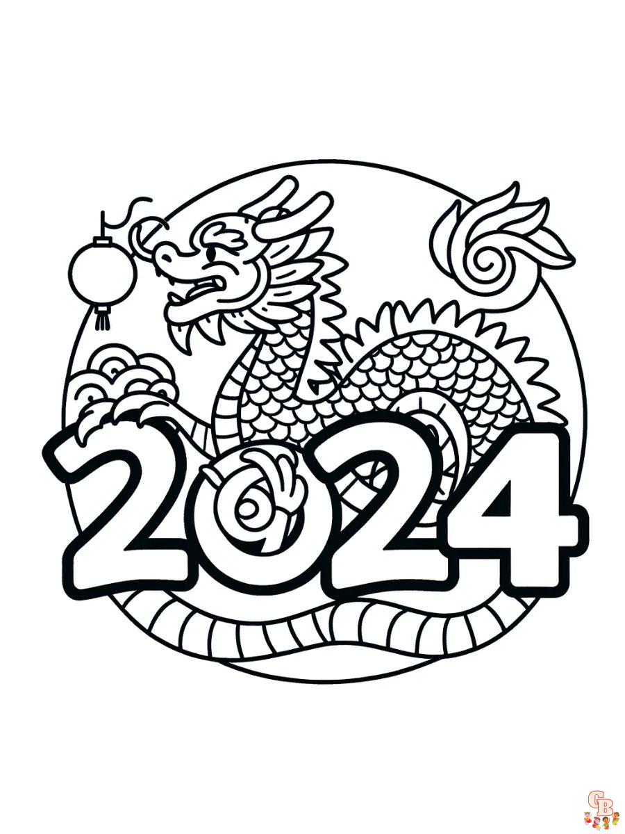 lunar new year coloring pages for kids