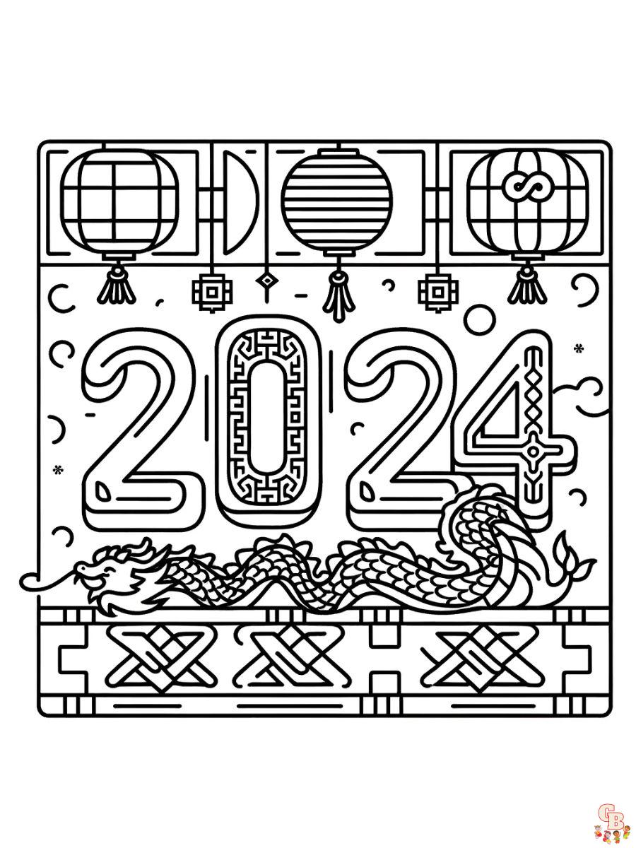 lunar new year coloring pages to print