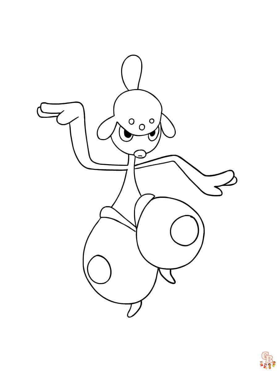 medicham mega pokemon coloring pages