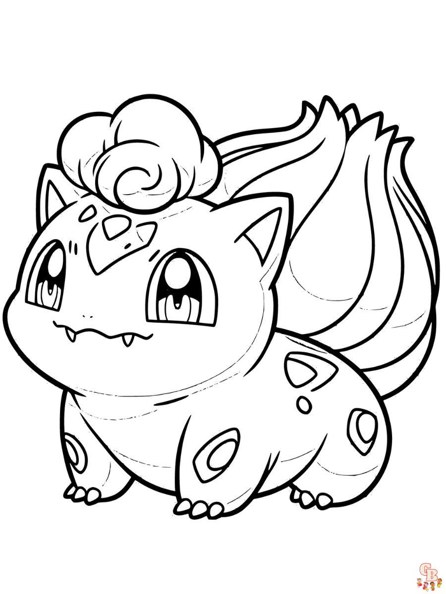 pokemon bulbasaur coloring page