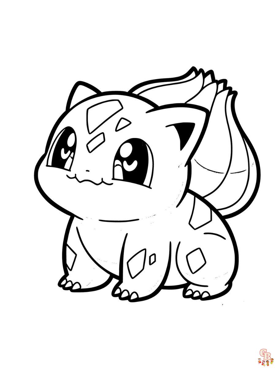 pokemon bulbasaur printable coloring pages