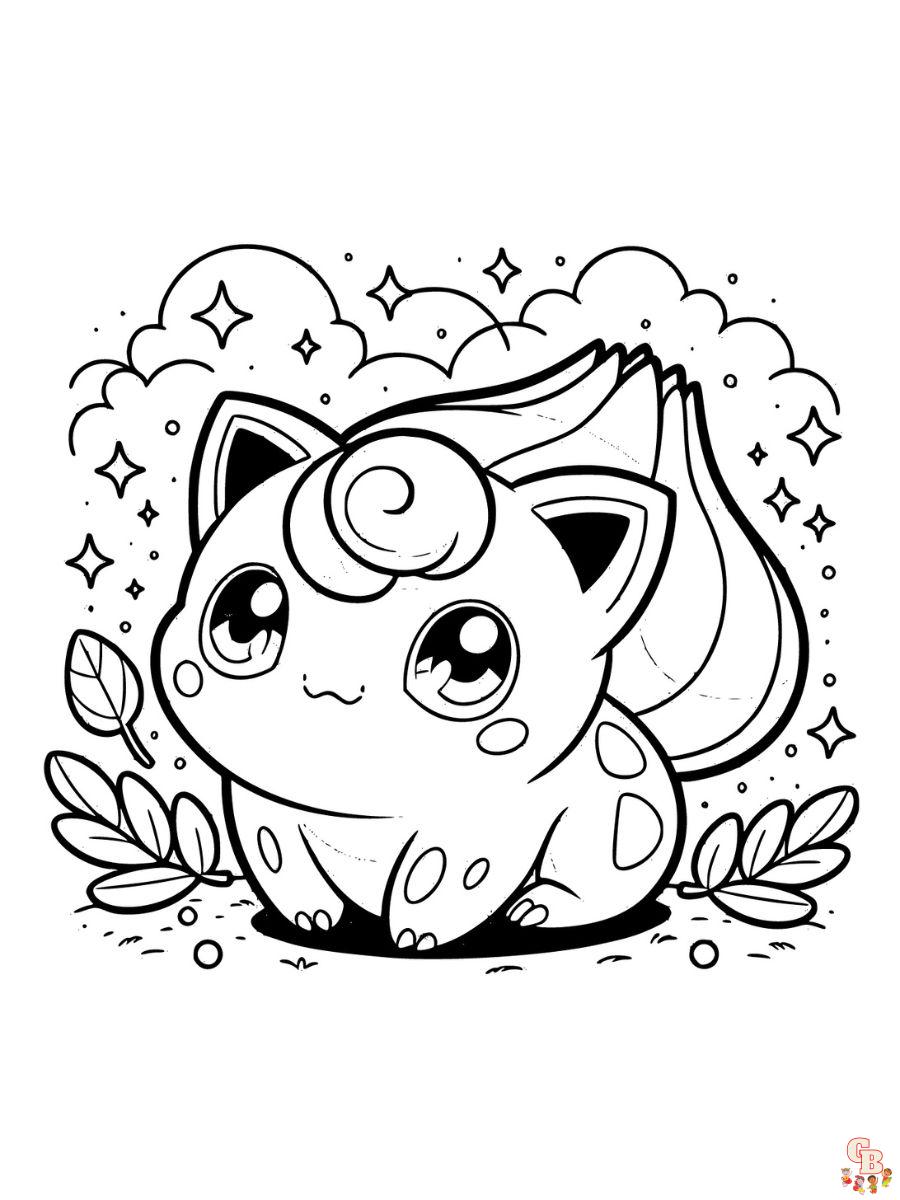 bulbasaur coloring pages