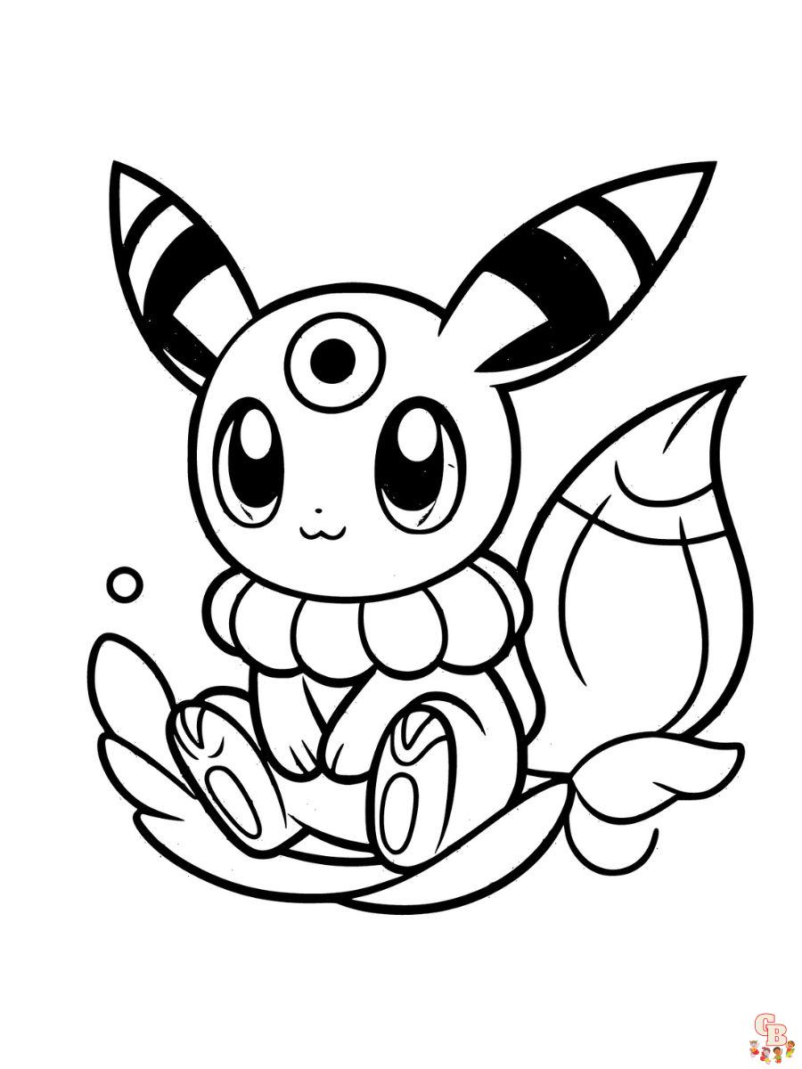 umbreon coloring pages