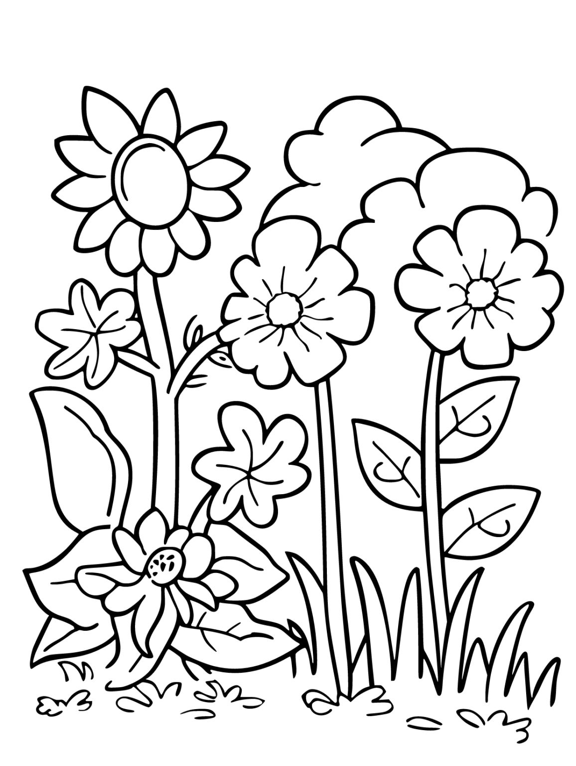 Simple Coloring Pages Printable and Free Coloring